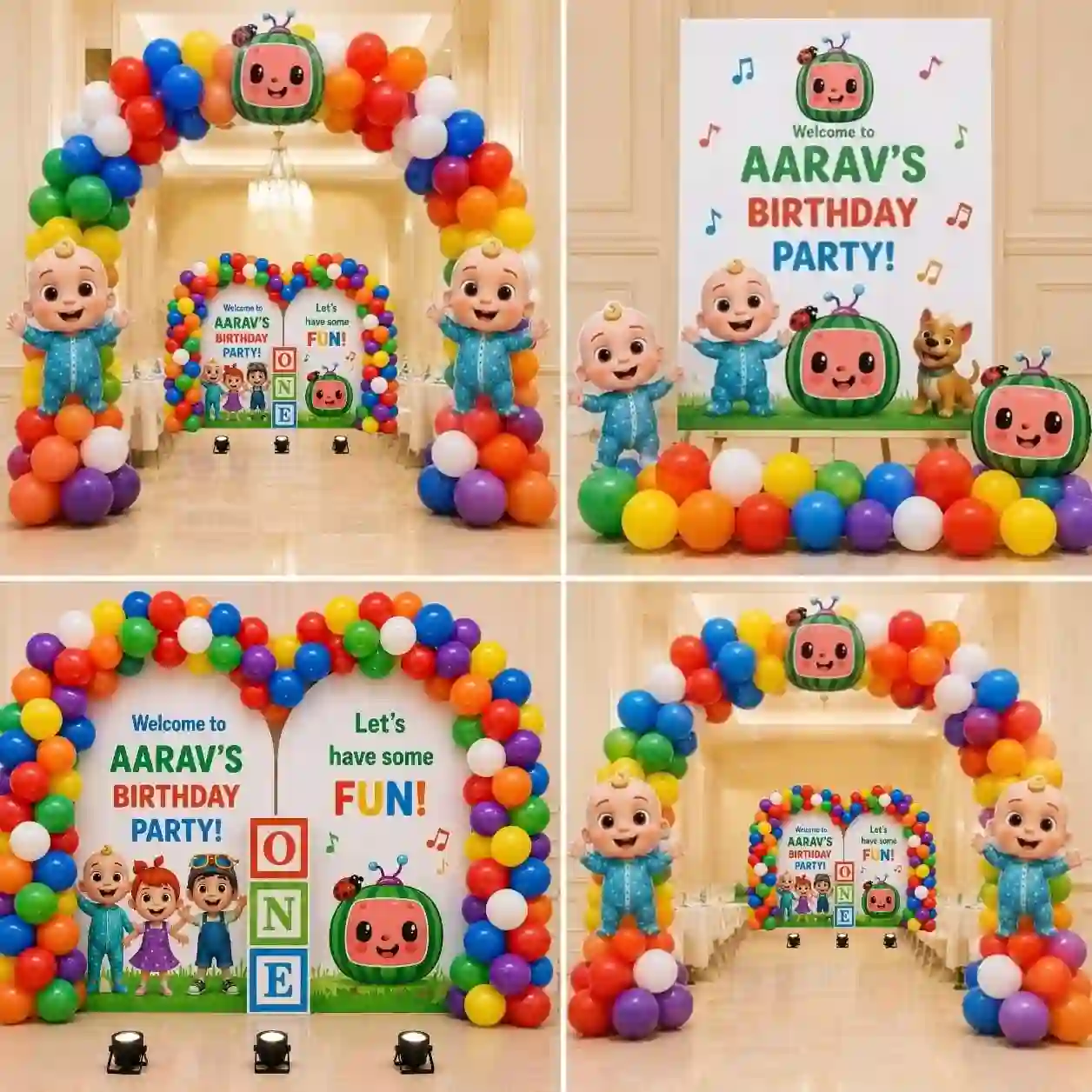 Coco melon Premium Birthday Setup